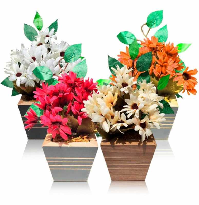 Empresa Que Faz Montagem Vaso de Flores Barro Branco - Montagem de Vasos de Plantas